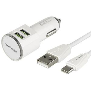 adowarka samochodowa MYWAY 12/24V, 2x USB 3.4A + kabel z wtyczk USB-C - 2853260237