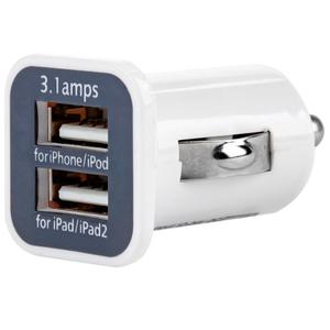 adowarka samochodowa AMIO 2x USB 2.1A i 1A - 2856704181