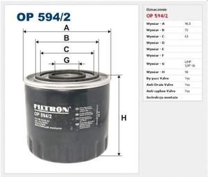 Filtr Oleju Filtron Renault Espace 3 - 2829105356