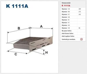 Filtr kabinowy Filtron Volkswagen Caddy 3 - 2829105386