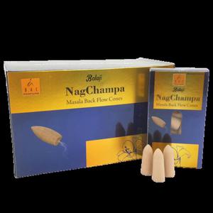 Kadzideka BALAJI Nag Champa stoki back flow - 10 szt. - 2860865973