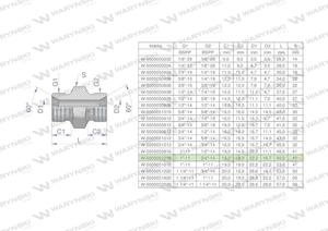 Zczka hydrauliczna redukcyjna calowa BB 3/4" x 1" BSP Waryski ( sprzedawane po 2 ) - 2876418244