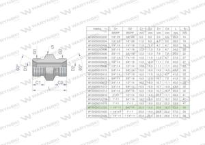 Zczka hydrauliczna redukcyjna calowa BB 3/4" x 1 1/4" BSP Waryski - 2876418245