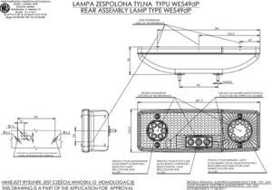 Lampa diodowa tylna E-549 PRAWA 12/24V - 2876415556
