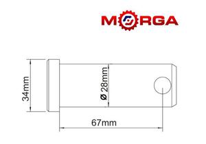 Sworze mocowania jarzma 80453072 C-385 MORGA - 2876405097