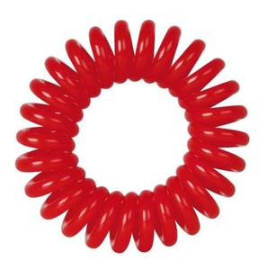 Fox gumki Spring Hair Ring czerwone - Gumki do wosów Fox Spring Hair Ring Czerwone 3szt.