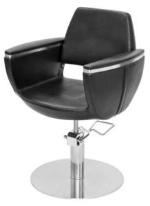 Fotel fryzjerski Kansas czarny - Fotel fryzjerski Kansas czarny - 2845432794