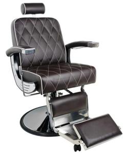 Fotel Barberski Imperial Brzowy - 2856336625