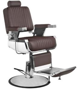 Fotel Barberski Royal II Brzowy - 2856336630