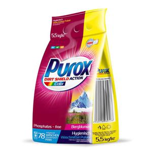 Proszek do prania Purox 5,5kg Kolor Folia - 2871468650