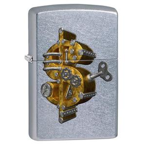 Zapalniczka Zippo Steampunk Dollar, Street Chrome - 2851940059