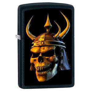 Zapalniczka Zippo Skull Warrior, Black Matte - 2851940076