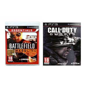 PS3 Zestaw 2 Gry Battlefield Hardline + Call Of Duty Ghosts - 2878380944