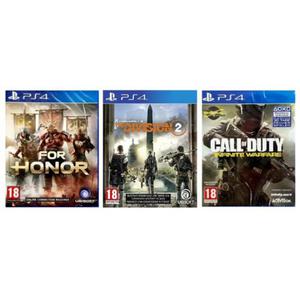 PS4 Zestaw 3 Gry For Honor i Division 2 i Infinite Warfare - 2878381017