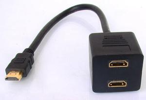 Adapter HDMI - HDMI 2 porty M/F - 2861794281