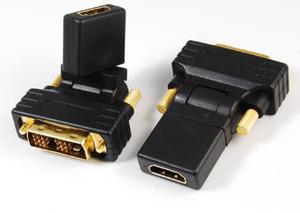 Przejciwka DVI - HDMI obrotowa - 2861794325