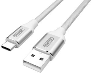 Kabel USB-C - USB Silver