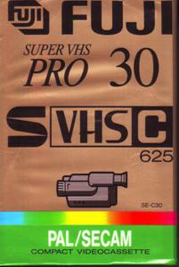 Kaseta S-VHS-C Fuji SE-C30 - 2861794584
