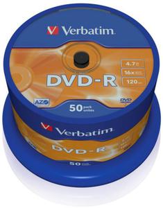 Pyty DVD-R Verbatim Cake 50 szt. - 2861794621