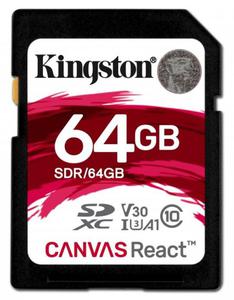 Karta pamici Kingston SDXC 64GB UHS-1 V30 - 2861795428