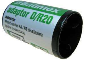 Adapter - przejciówka z AA/R6 na D/R20