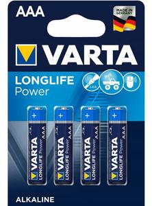 Baterie alkaliczne Varta Longlife Power AAA 4szt. - 2861795963