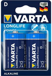 Baterie alkaliczne Varta Longlife Power D 2szt. - 2861795967