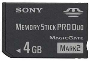 Karta pamici MemoryStick Pro Duo 4GB - 2861795983