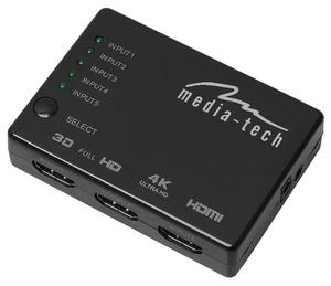 Mini Switch HDMI 5x1 z pilotem MT5207 - 2864123171