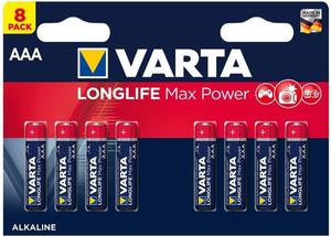 Baterie Varta LONGLIFE MAX POWER AAA 8szt. - 2864123222