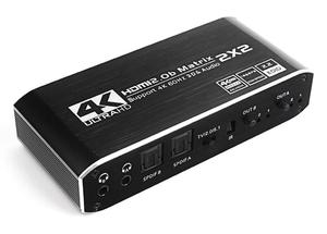 Matrix HDMI 2.0 2x2 + audio ekstraktor - 2873141890