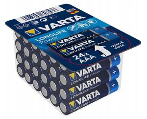 Baterie alkaliczne Varta Longlife Power AAA 24szt. - 2873141949