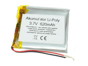 Akumulator Li-Poly 620mAh 3,7V - 2846994488