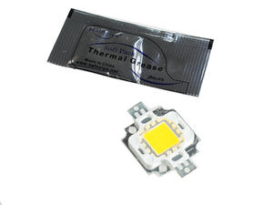 Dioda mocy LED 10W 12V biaa zimna COB + pasta - 2859654390
