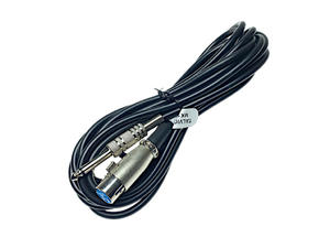 Przycze kabel gniazdo XLR- wtyk Jack 6,3mm mono (5m) - 2876259927