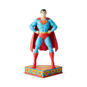 Supermen Man of Steel (Superman Silver Age Figurine) 6003021 Jim Shore tata super bohater - 2866777946