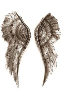Skrzyda anioa zawieszka obraz ozdoba 54 cm skrzyda zoto