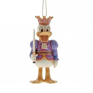 Kolekcjonerski Dziadek do orzechw Kaczor Donald ZAWIESZKA Reigning Royal A29383 (Donald Duck Figurine) Jim Shore figurka ozdoba witeczna - 2860624436