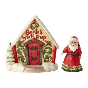 Mikoaj i sklep z zabawkami Santa and Toy Shop Gift Set 4060314 Jim Shore figurka ozdoba witeczna - 2860624453