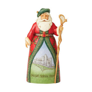 Mikoaj figurka Celtyckie yczenia boonarodzeniowe Celtic Christmas Greetings (Irish Santa...