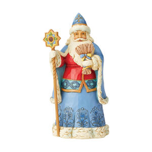 Mikoaj figurka Ukraiskie yczenia boonarodzeniowe Ukrainian Christmas Wishes (Ukrainian Santa Figurine) 6004236 Jim Shore figurka ozdoba witeczna - 2860624547