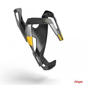 Uchwyt na bidon Elite Vico Carbon, yellow mat - 2873368379