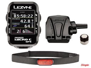 Licznik rowerowy Lezyne Micro Color GPS HRSC Loaded (w zestawie opaska na serce + czujnik prdkoci/kadencji) (DWZ) - 2873368409