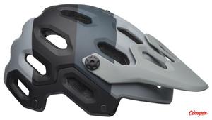 Kask mtb Bell Super 3 downdraft matte gray gunmetal - 2873825060