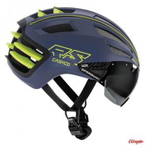 Kask triathlonowy Casco SPEEDairo RS 2 Vautron blue-neon yellow - 2873674305