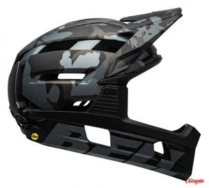 Kask full face Bell Super Air R Mips Spherical matte gloss black camo - 2873674521