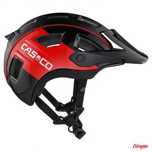 Kask rowerowy Casco MTBE2 Black-red - 2874201377