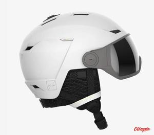 Kask narciarski Salomon Icon LT Visor Fls White 2022/2023 - 2871075970