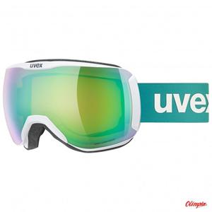 Gogle narciarskie Uvex Downhill 2100 CV S2 white matt - green - 2876726602