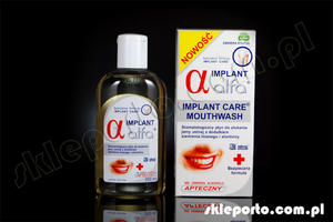 Alfa Implant 200 ml pyn antybakteryjny - higiena ortodontyczna do stosowania bezporednio przed i po zabiegach implantacji lub ekstrakcji zba - 2833268479